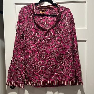 Vintage Tory Burch Fuchsia Tunic